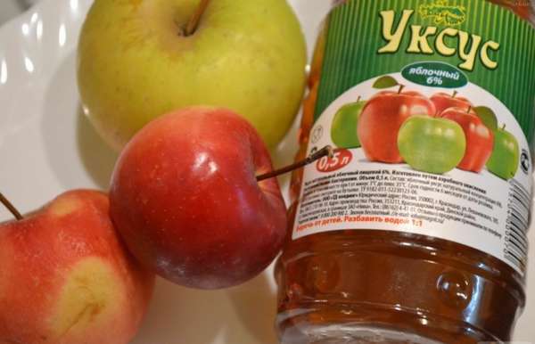 Лечение лишая у детей яблочным уксусом