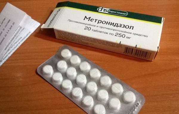 Метронидазол таблетки при угревой сыпи